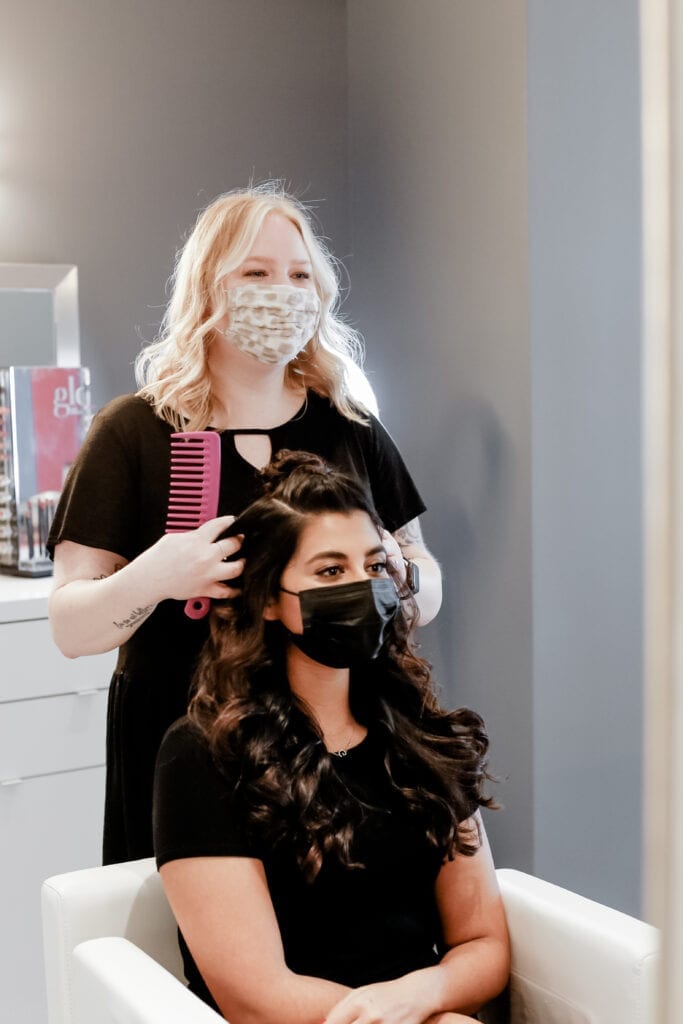 Gabrielle Troyer from Rooftop Collective visits Blo St. Petersburg for a blowout