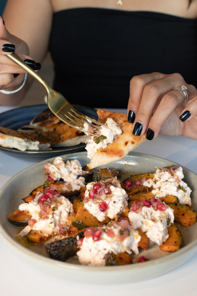 LUMA in St. Pete's Grilled Naan and Whipped Burrata